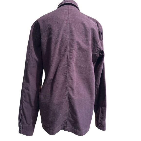 ALLSAINTS Humboldt Men’s Oxblood Red Long Sleeve Button-Up Shirt Size Cotton - Picture 5 of 13